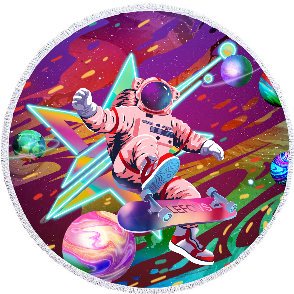 round beach towel wholesale