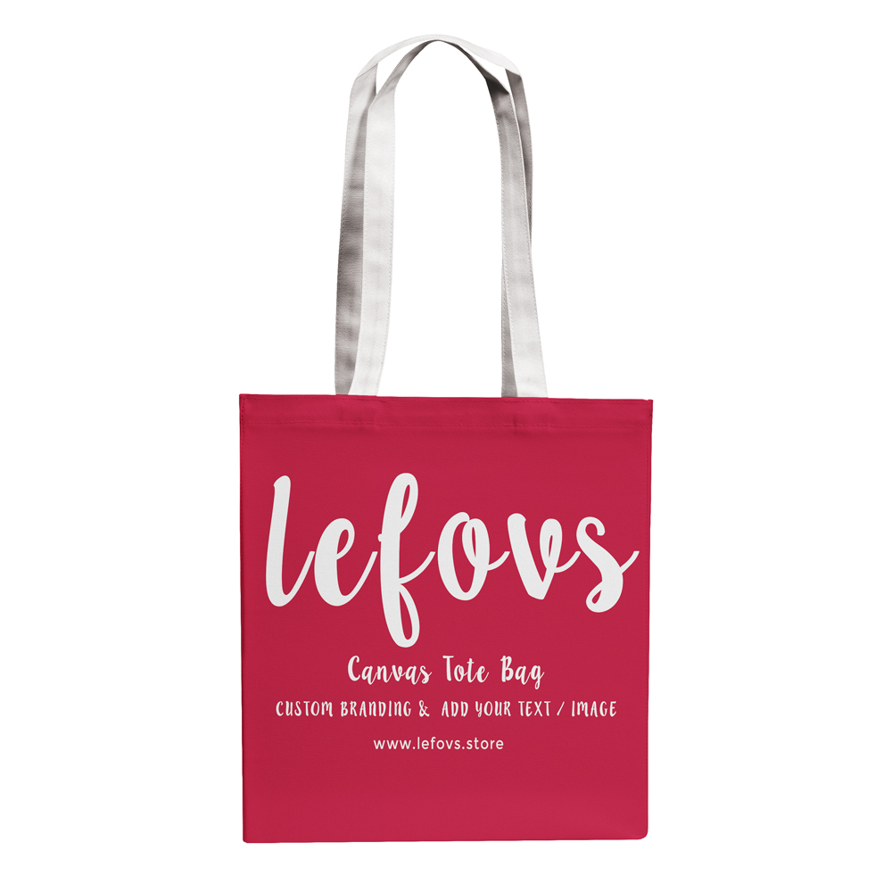 custom canvas tote bag