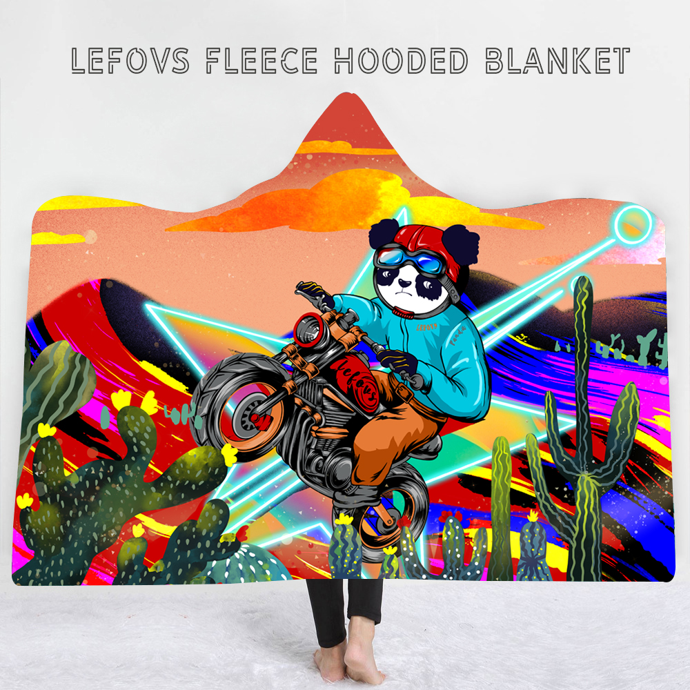 custom lefovs fleece hooded blanket